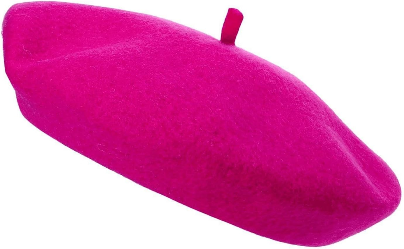 COSHAL&reg; Adult Wool Beret Hat Men Women French Style Hat Plain Classic Color Beret'S Hat'S Unisex Soft Warm Outdoor Vintage Artist Beret Hats Women Accessories image number 2