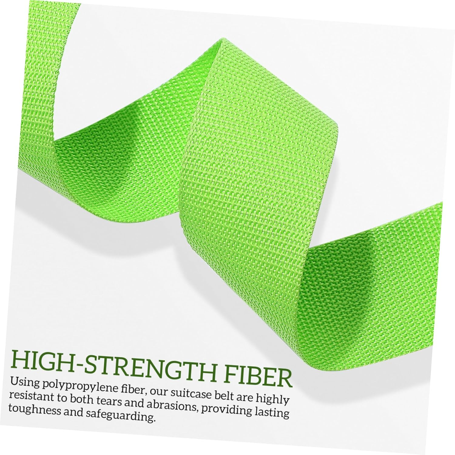 HORIALENCE 4Pcs Luggage Straps Luggage Bungee Strap Elastic for Accessory Trunk Travel Bags Belts Green Polypropylene image number 3