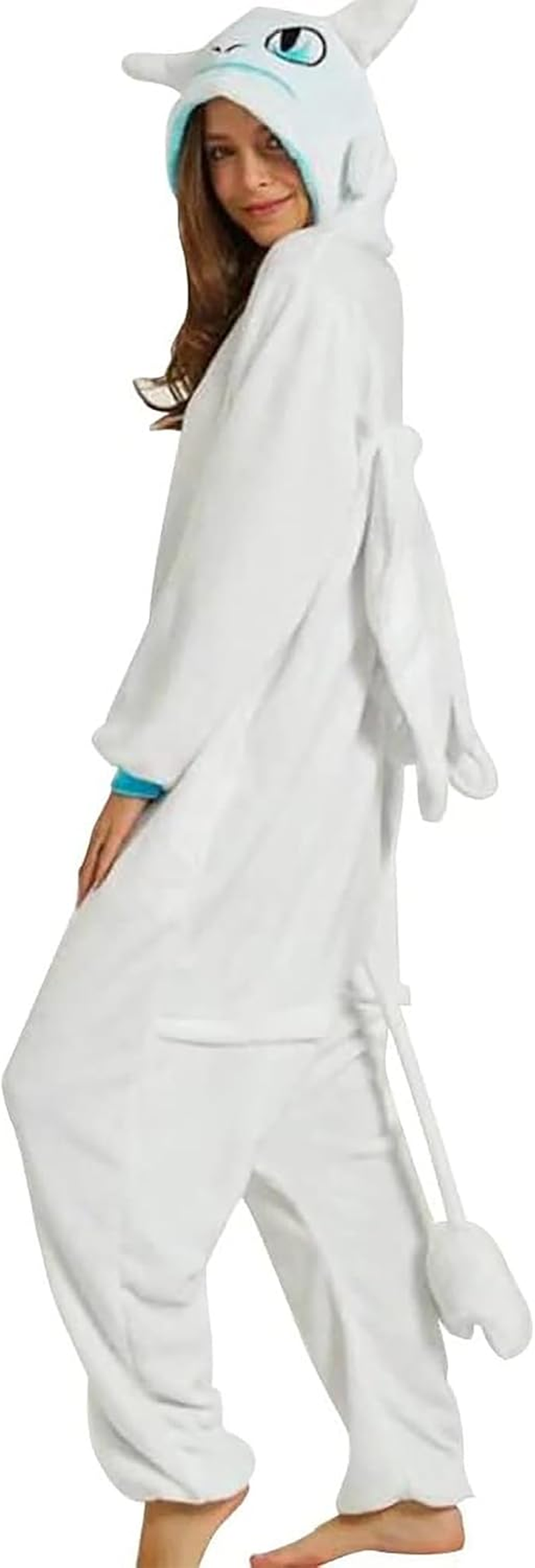 Men Women Pajamas Dragon Animal Shoes Onesie Cosplay Costume Christmas Halloween Pajamas Zipper Jumpsuit