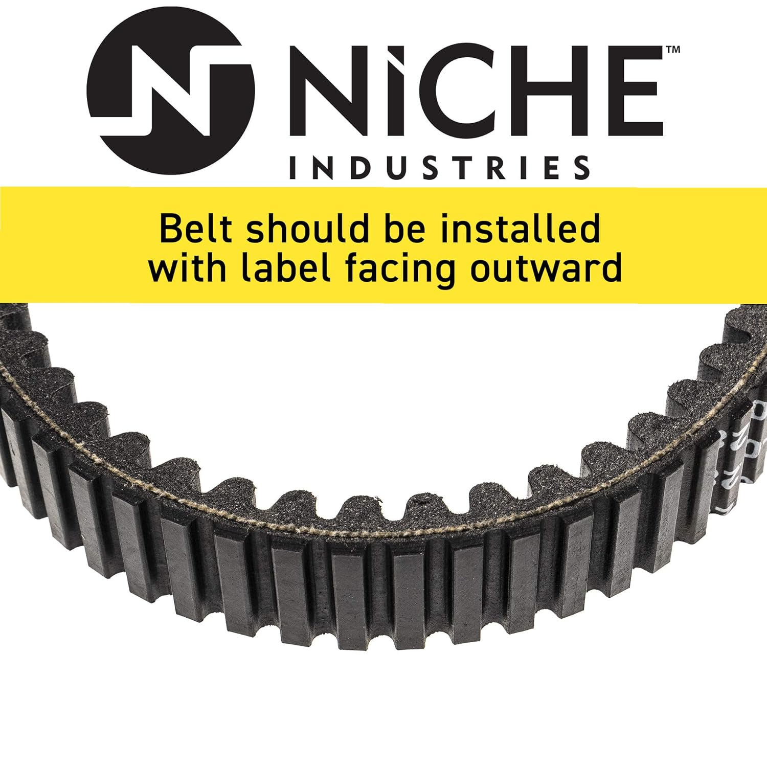 NICHE Drive Belt 59011-0011 for 2007-2019 Kawasaki MULE 600 610 SX, Automotive Replacement Parts image number 3