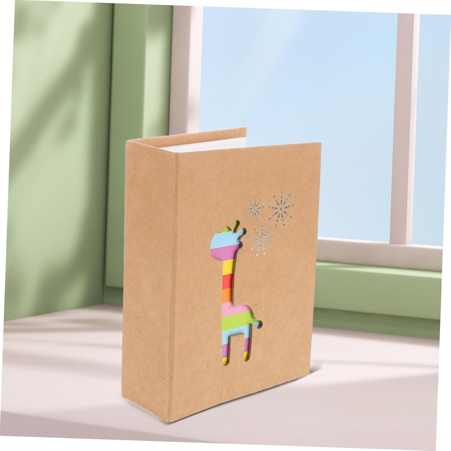 BELLIFFY Growth Memory Scrapbook Album Photo Capacity Kraft Picture Book for Showers and Birthday Celebrations Easy Photo Management and Insert Design