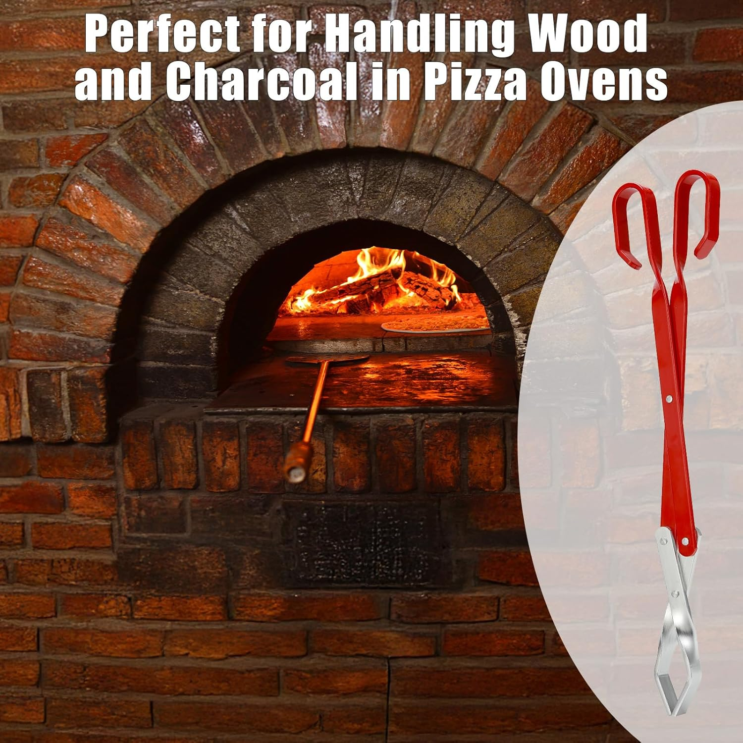 Willbbq Aluminium Charcoal Tongs &ndash; Heat-Resistant BBQ Grill Tool, Lightweight & Durable, for High-Temperature Grilling, Outdoor & Kitchen Use image number 1