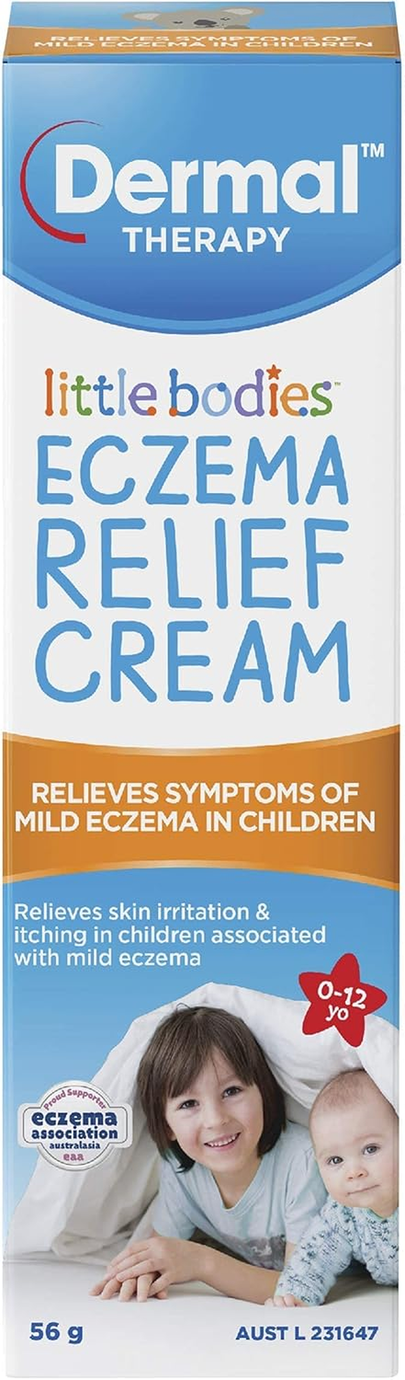 Dermal Therapy Little Bodies Eczema Relief Cream for Babies & Children, Relieves Mild Eczema & Dermatitis Symptoms, with Calendula Officinalis & Aloe Vera, Gentle Skin Care for Sensitive Skin | 56G image number 2