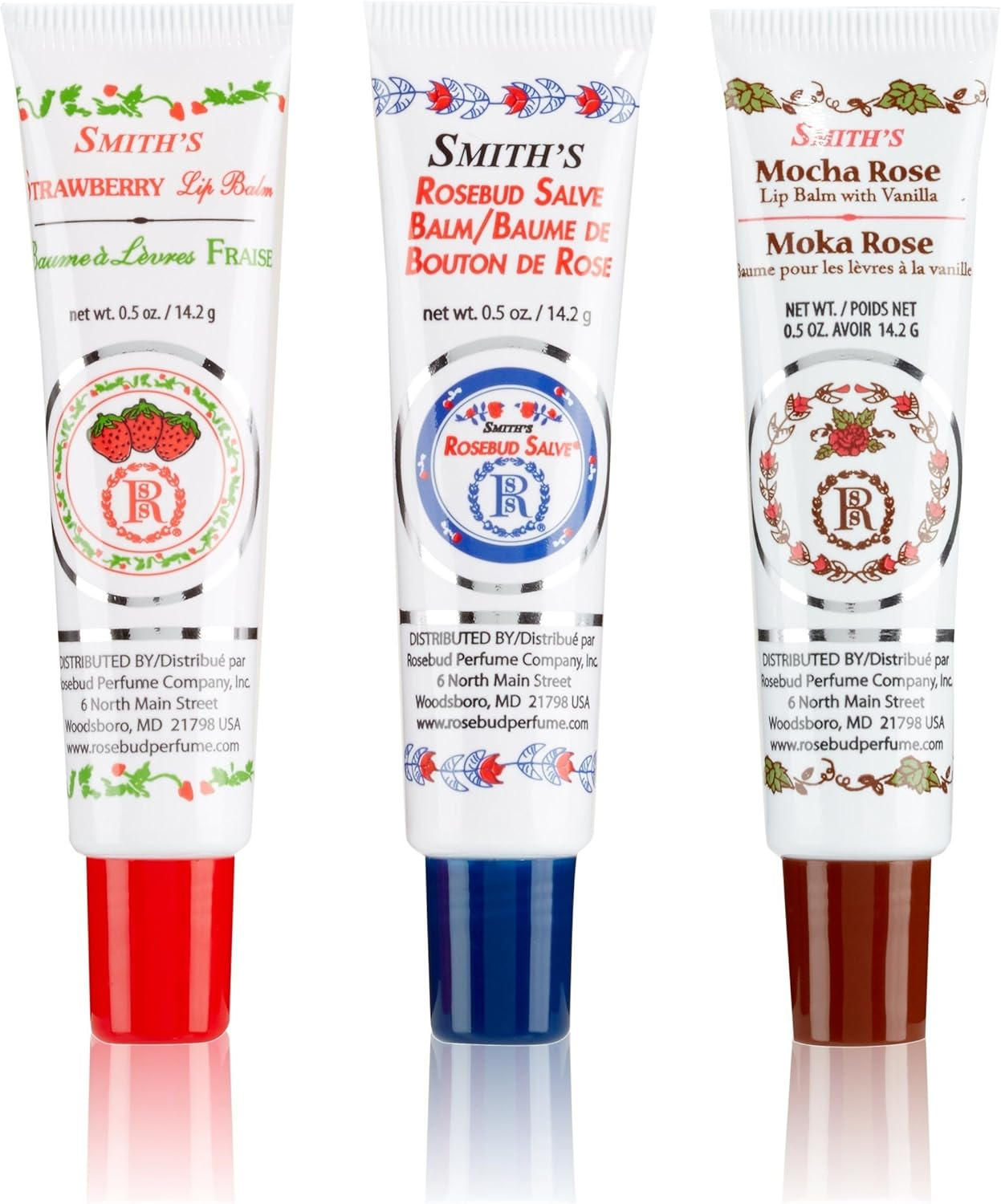 Rosebud Medley of Lip Balm Tubes, 0.5 Ounce Each image number 1