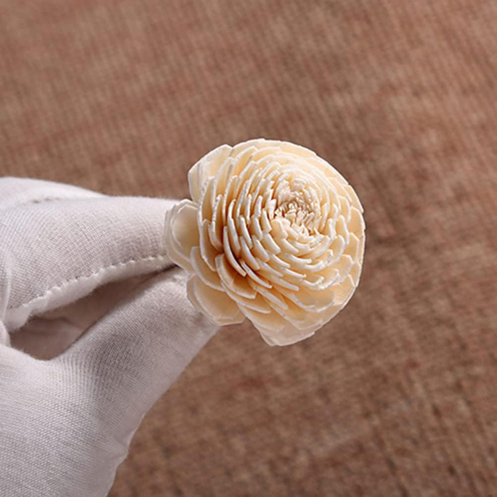 Yardwe 8Pcs Simulated Aromatherapy Flowers Rattan Household Diffuser Flower Replaceable Aroma Sticks Essential Oil Diffusers Dried Home Adornments image number 2