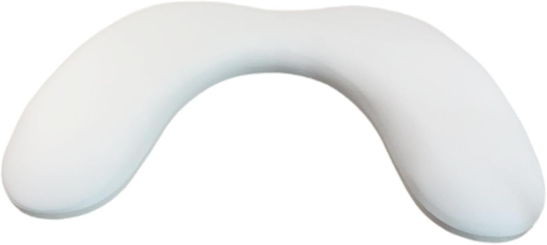 Eigell Nail Arm Rest Cushion Manicure Hand Rest Portable U Shape Practical Holder Stand Pad for Personal Travel Home DIY Holiday, White