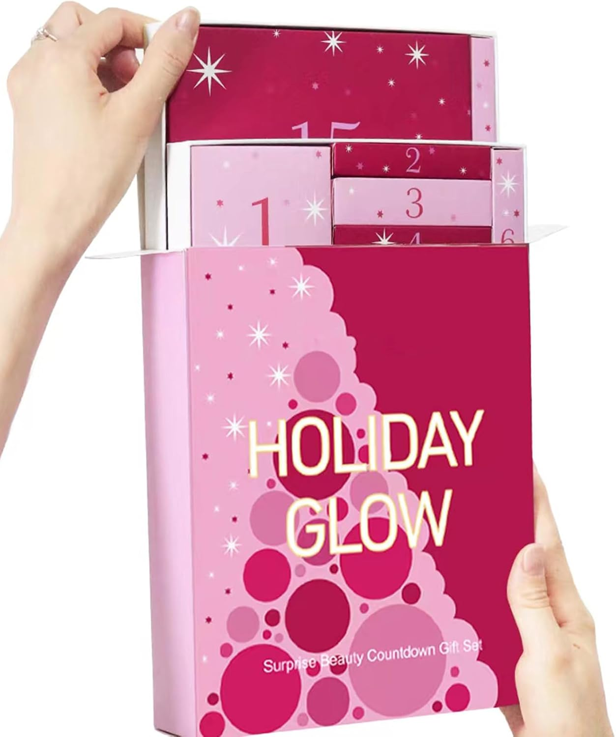 Beauty Christmas Countdown - 24 Days Advent Set 2025, Makeup Set Christmas Advent Calendar Gift Box, Cosmetic Boxes | for Women Teen Girls Birthday New Year Party Favors Wedding Office School Travel image number 2