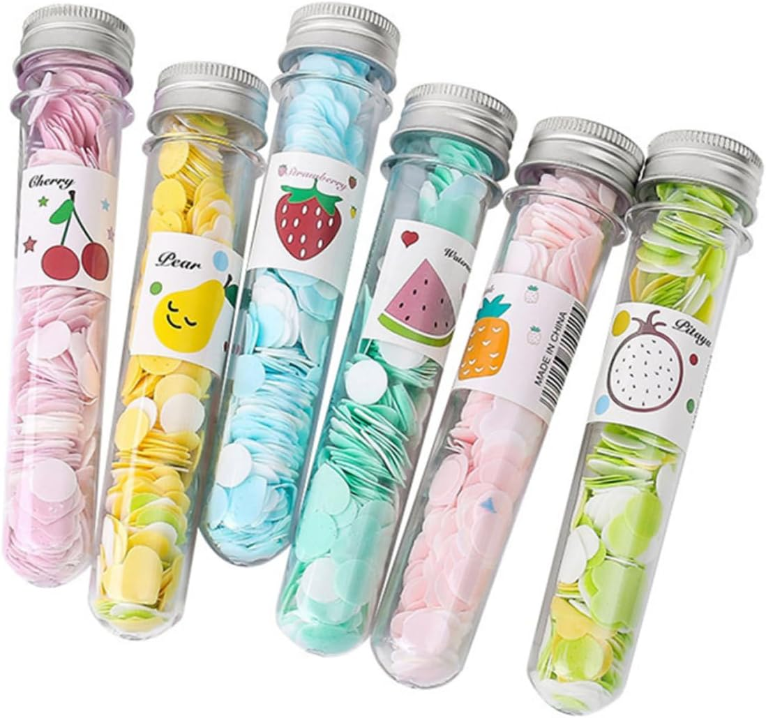 Parliky Portable Soap Flakes 6Pcs Disposable Hand Washing Soap Sheets for Travel Camping Hiking BBQ Office Easy to Use image number 6
