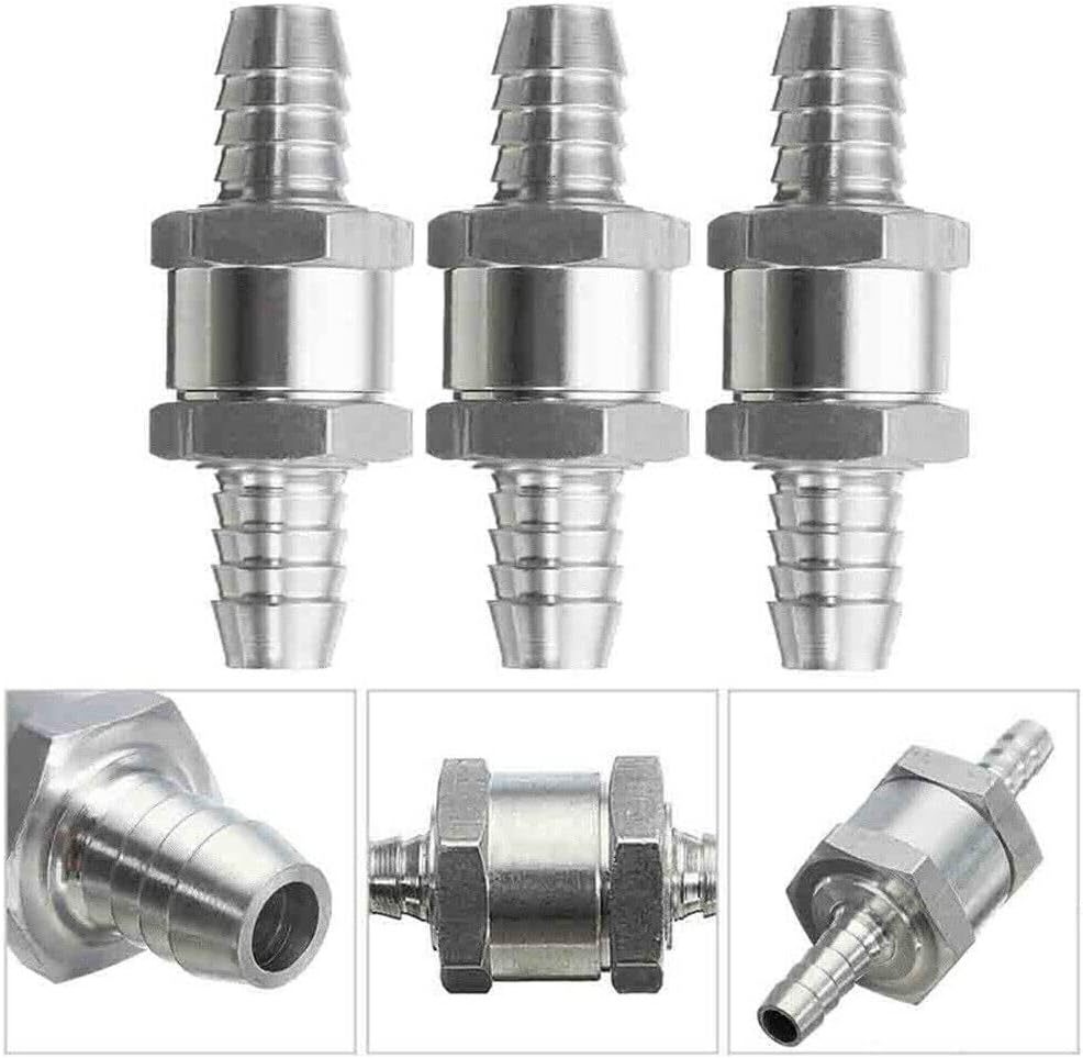 10Mm Aluminum One-Way Non-Return Check Valve Fuel Water Gas/Air Vacuum AU image number 3