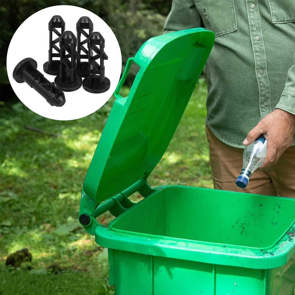 Zerodeko Wheelie Bin Lid Hinge Pins for 240L Trash Bins Plastic Garbage Can Lid Connecting Pins Easy Installation Replacement Parts for Outdoor Waste Bins image number 5