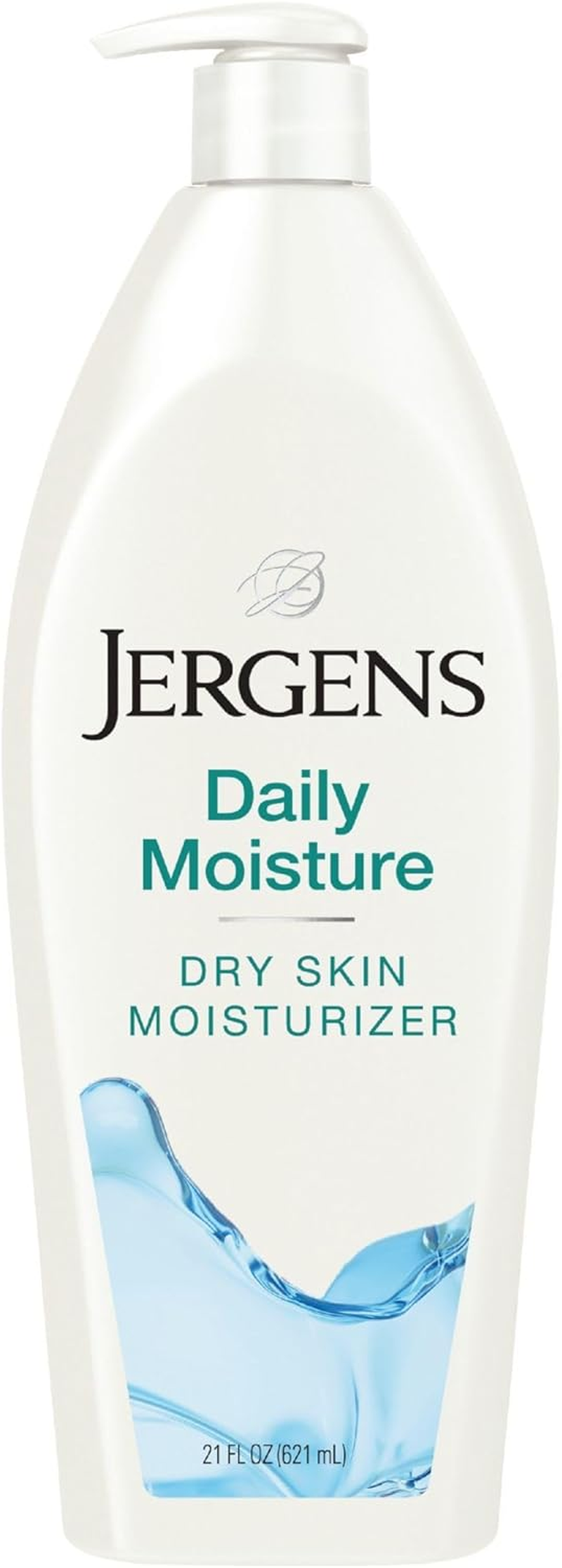 Jergens Daily Moisture Dry Skin Moisturizer, Hand and Body Lotion, with HYDRALUCENCE Blend, Silk Proteins, and Citrus Extract, 21 Oz image number 4