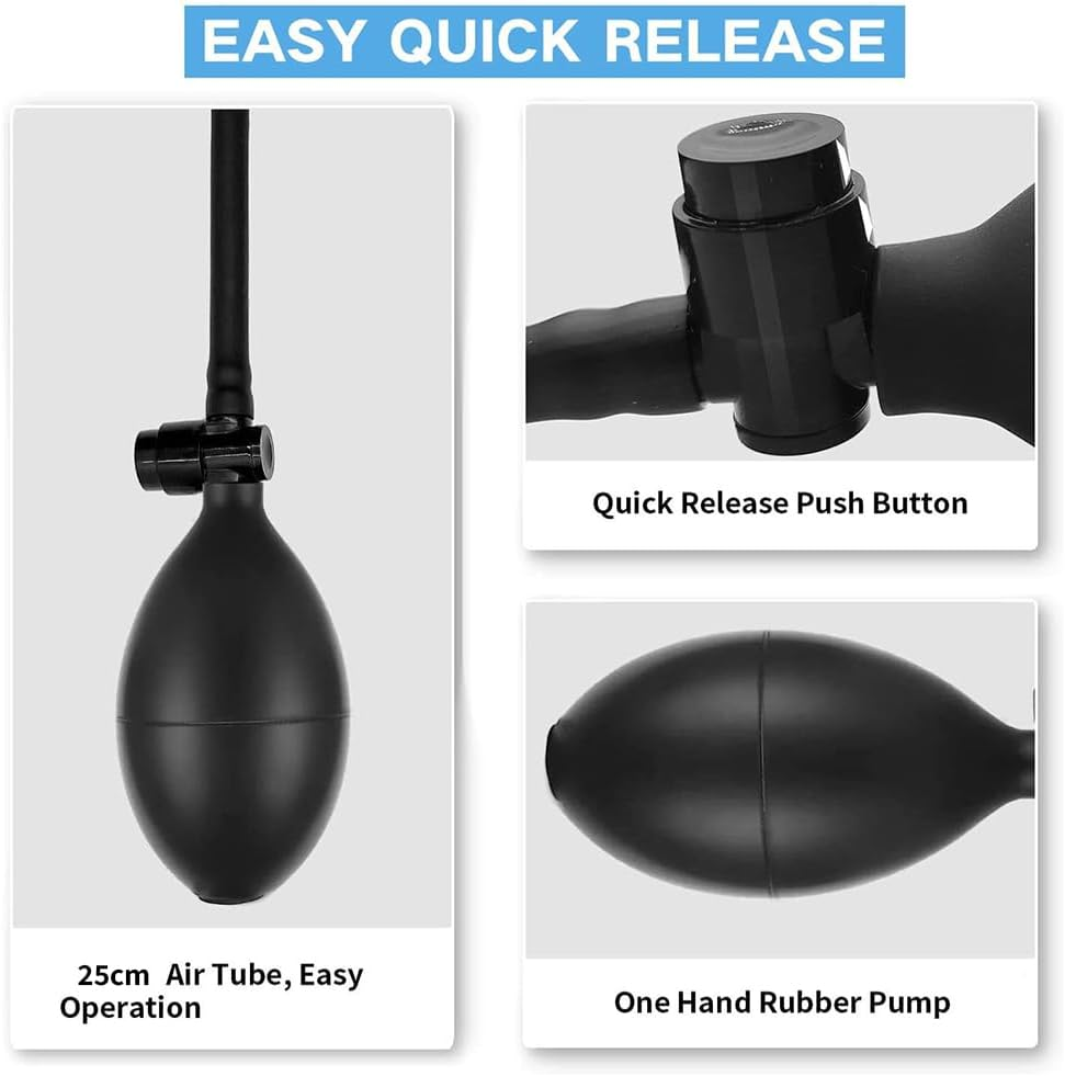 3 Pcs Air Wedge up Bag Popular,Commercial Inflatable Wedge Pump Bag Tool,Medium Pvc Metal Valve with Added Plate,25Cm Air Pipe Professional Leveling Kit & Alignment Tool,For Variety of Jobs image number 5