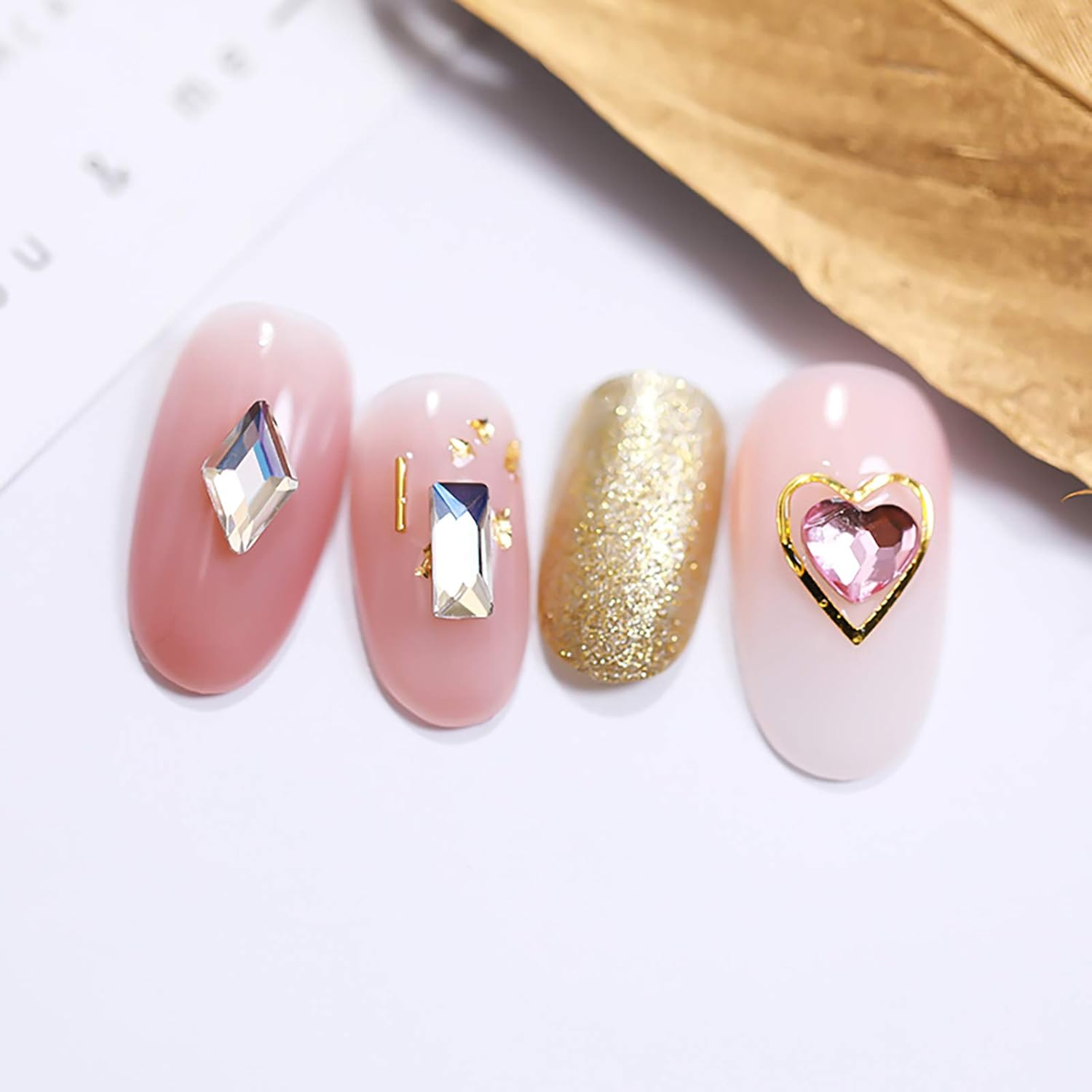 50 Grains Nail Art Rhinestone Flat-Back Rhinestone DIY Crystal Moonlight Blue Diamond Super Flash Nail Decoration image number 3