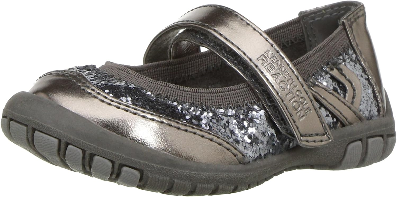 Kenneth Cole Reaction Baby Girls' Leave My Bark 2 (Toddler) - Pewter - 5 Infant image number 4