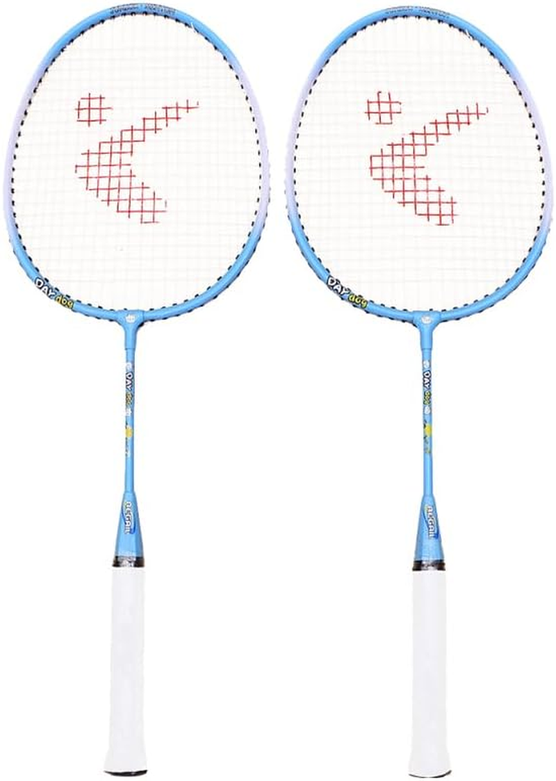 Kids Badminton Racket Set Aluminium Alloy Lightweight Cartoon Design Training Rackets for Children Outdoor Exercise Practice image number 3