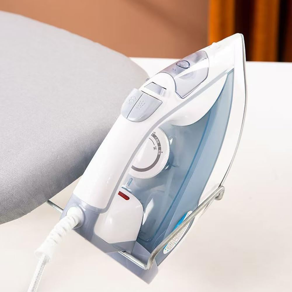 Hbluefat Metal Tabletop Ironing Broad, Mini Folding Ironing Broad with Iron Rest and Detachable Sleeve Holder, Portable Small Ironing Broad for Home, Laundry Room, Apartment, Dorms (Grey) image number 4