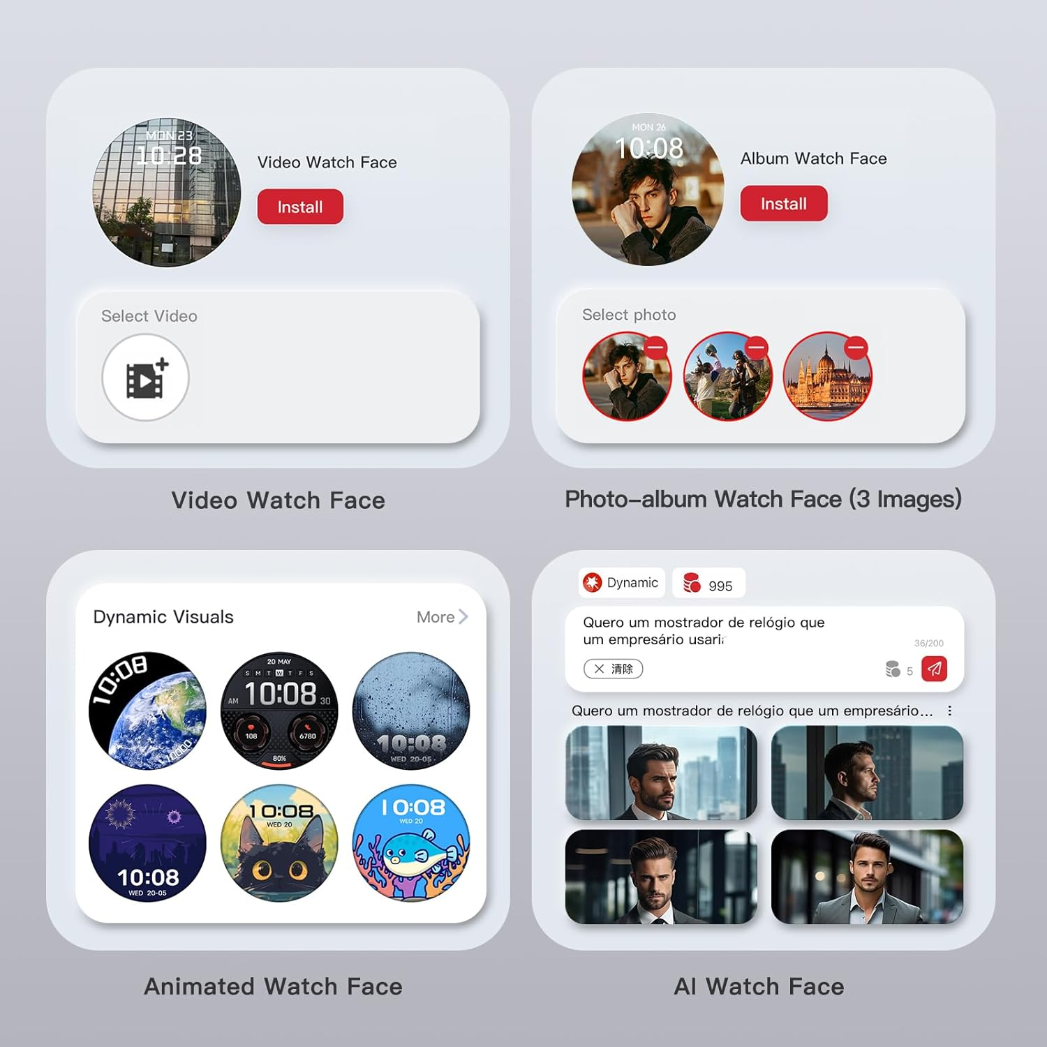 Kieslect AI Smart Watch 1.46" AOD Display GPS Watch Bluetooth Calls Zero-Delay Smart Watches for Men Video Watch Face 14-Day Battery 5ATM Waterproof, 180+ Sports Modes （Elite2） image number 5