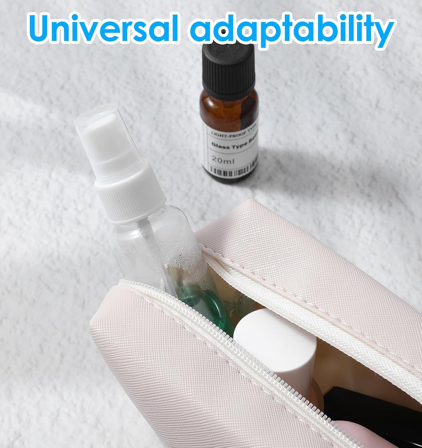 Valuebargain 8 Pcs Spray Tops for Toner Bottles, Spray Cap for Glycolic Acid, Oil Bottles (White) image number 2