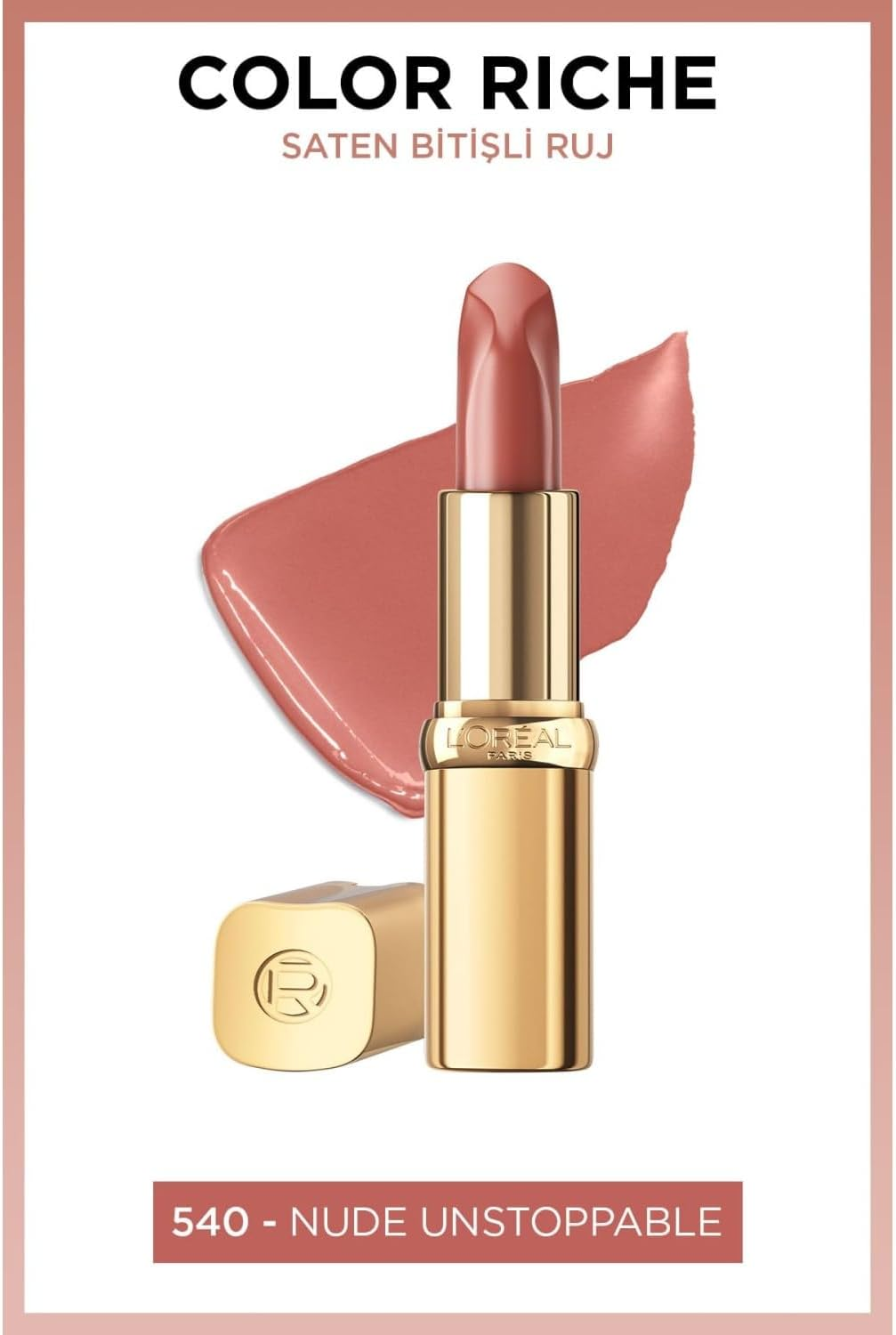 L'Or&eacute;al Paris Color Riche Satin Nudes of Worth Collection 540 Shade Unstoppable image number 6