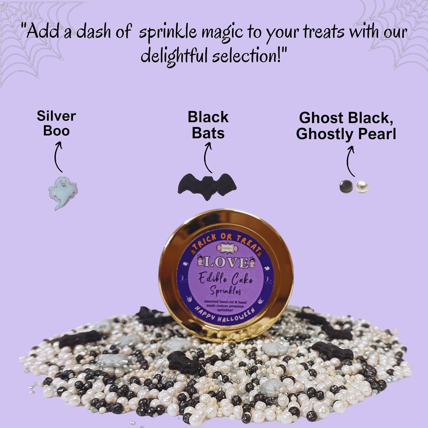 Confect Hallloween Sprinkles Box- 2 Oz (HLWN BOX-02) image number 5
