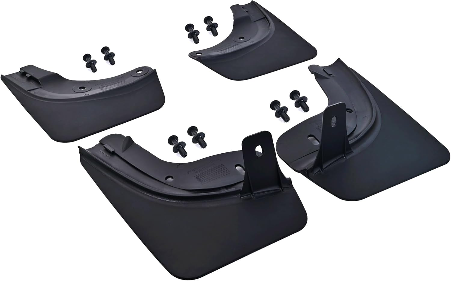 LPZAKVE Mud Flaps for Tesla Model Y Juniper 2026 2025 Exterior Accessories, No Drilling Required [Installation Tools Included], Vehicle Tire Protector Flexible TPE Mudflaps Matte Black (Set of 4)