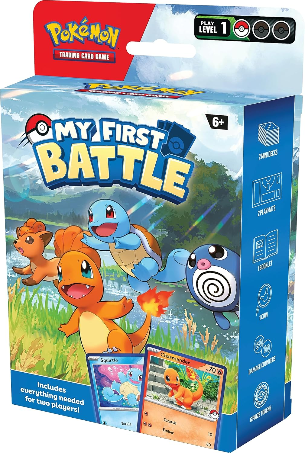 Pok&eacute;mon TCG: My First Battle&mdash;Charmander and Squirtle (Starter Kit Including 2 Ready-To-Play Mini Decks & Accessories) image number 2