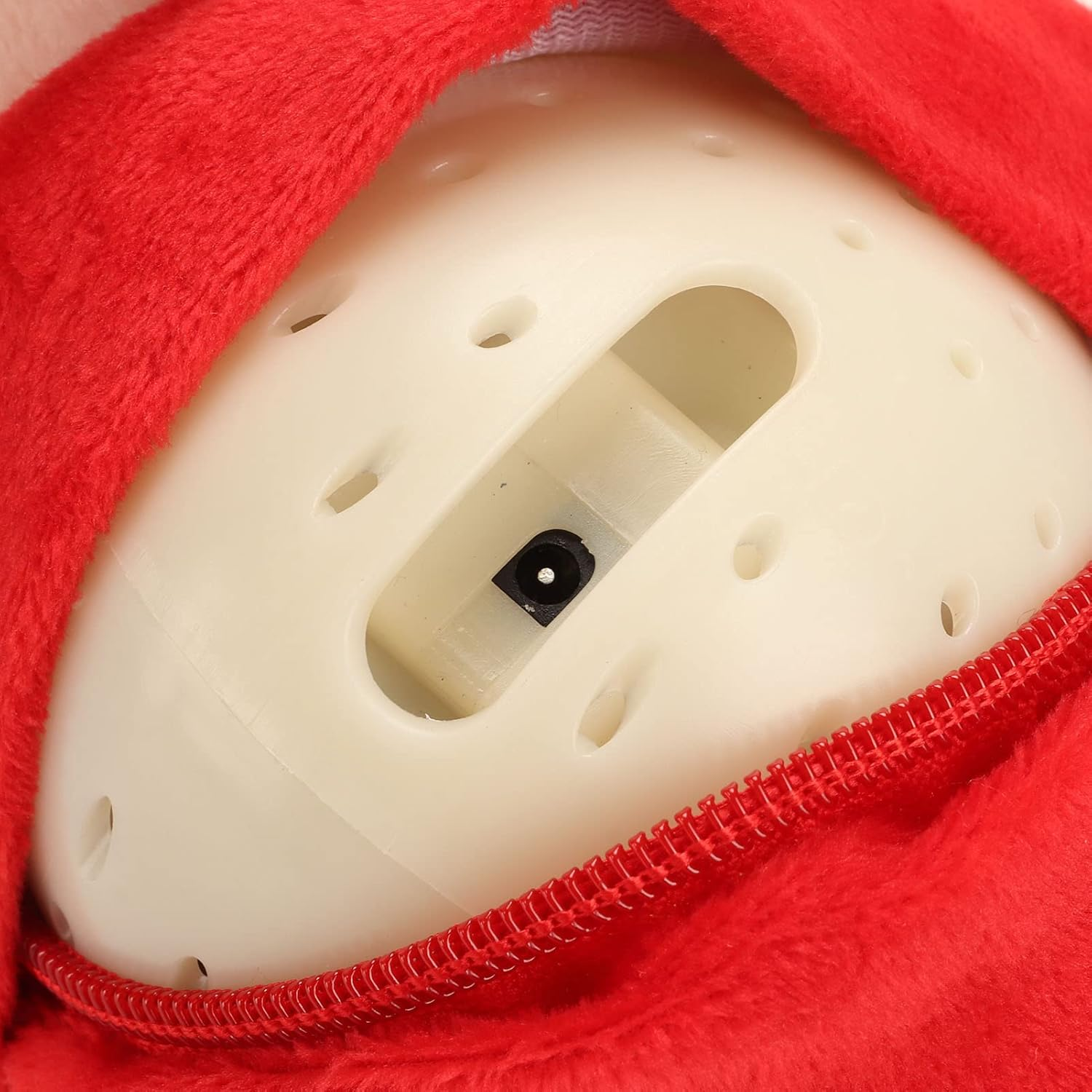 Interactive Dog Toys Dog Ball, Rechargeable Automatic Bouncing Dog Toy Balls with Sound, Pet Bouncing Balls, Cute Cartoon Pig Squeaky Pig Dog Toy for Indoor Cats Dog image number 4