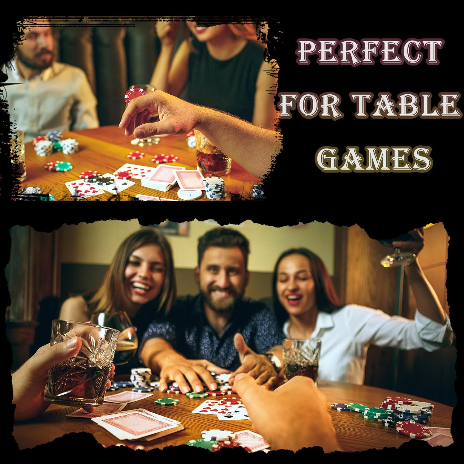 AUSTOR Liquid Core Resin DND Dice Sharp Edge Polyhedral Dice 7-Die DND Dice Set Quicksand Handmade Resin Dice for Dungeons and Dragons RPG MTG Table Games, Blue & Violet - Blue  Black image number 6