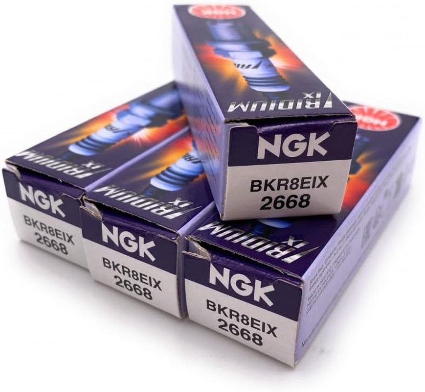 4 New NGK Iridium IX Spark Plug BKR8EIX # 2668 image number 1