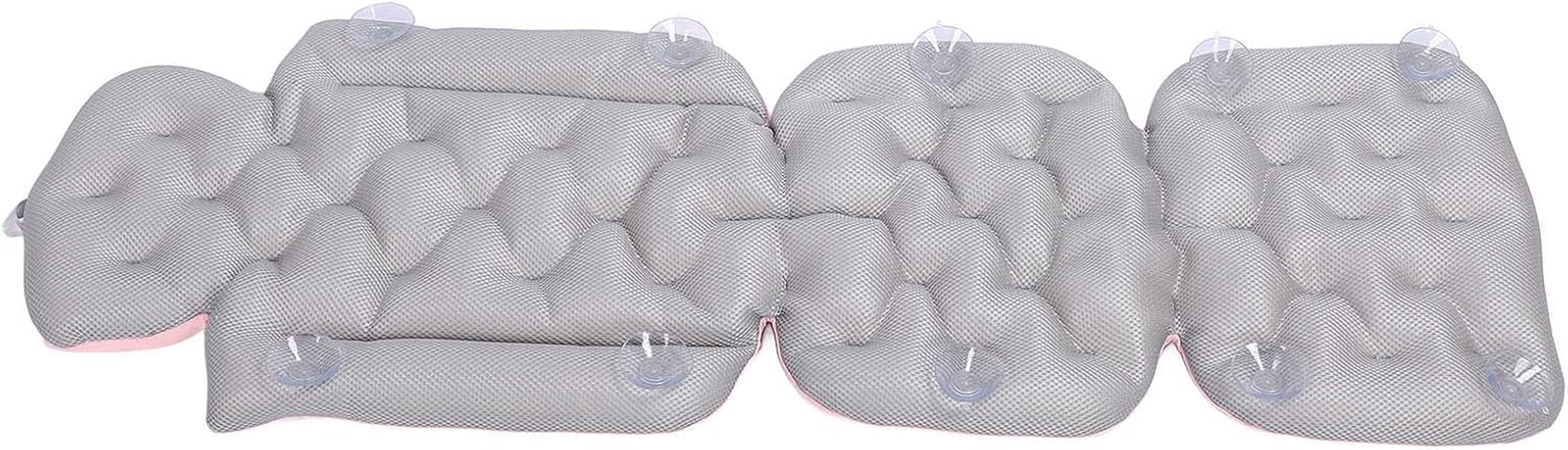 Generic Full Body Bath Pillow, Luxury Bath Cushion for Tub with Non Slip Suction Cups & Laundry Bag, Mat for Head & Neck Support, Luxury Tub Pillow for for Headrest Neck & Back (Pink) image number 6