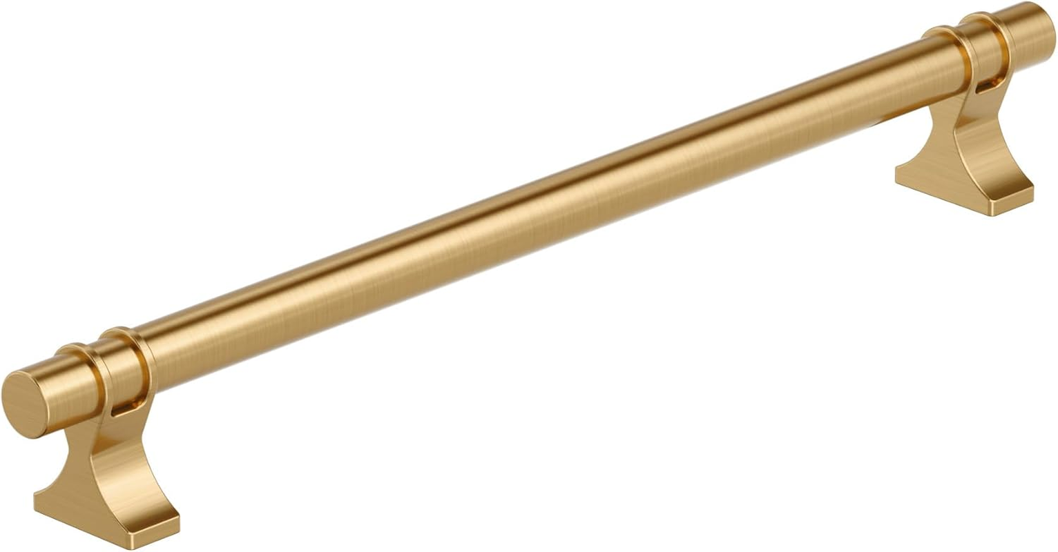 Amerock | Cabinet Pull | Gunmetal | 3 Inch (76 Mm) Center to Center | Davenport | 1 Pack | Drawer Pull | Drawer Handle | Cabinet Hardware