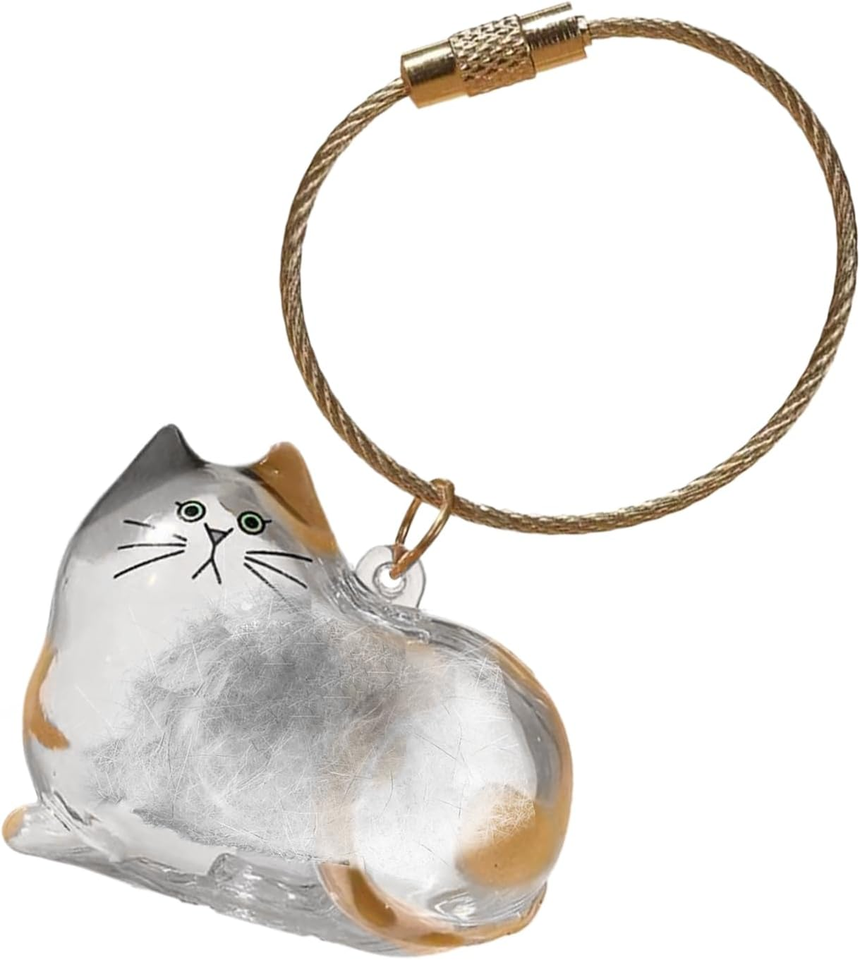 Transparent Cat Hair Storage Box, Cat Hair Storage Bottle, Pet Memorial Keepsake, with Meaningful Sympathy, Clear and Compact Design, 4.5Cm, for Friends & Family image number 1