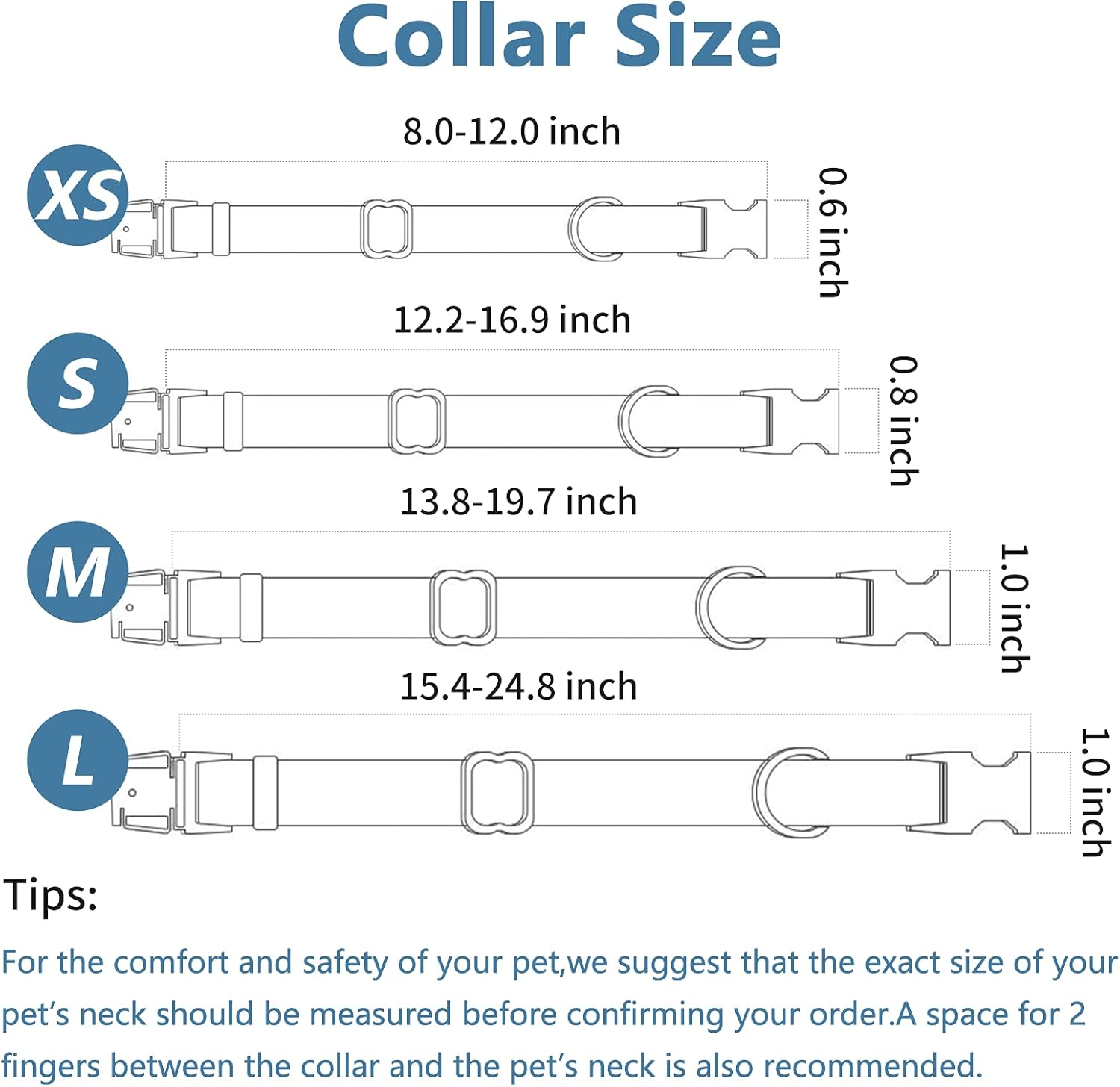 Soft Leather Dog Collar and Leash (6.6') Set - Stylish Rose Gold Heavy Duty Metal Buckle, 4 Adjustable Lengths Leash for Small Medium Large Dogs - Comfortable & Easy to Clean (Green, L(15.4"-24.8")) image number 2