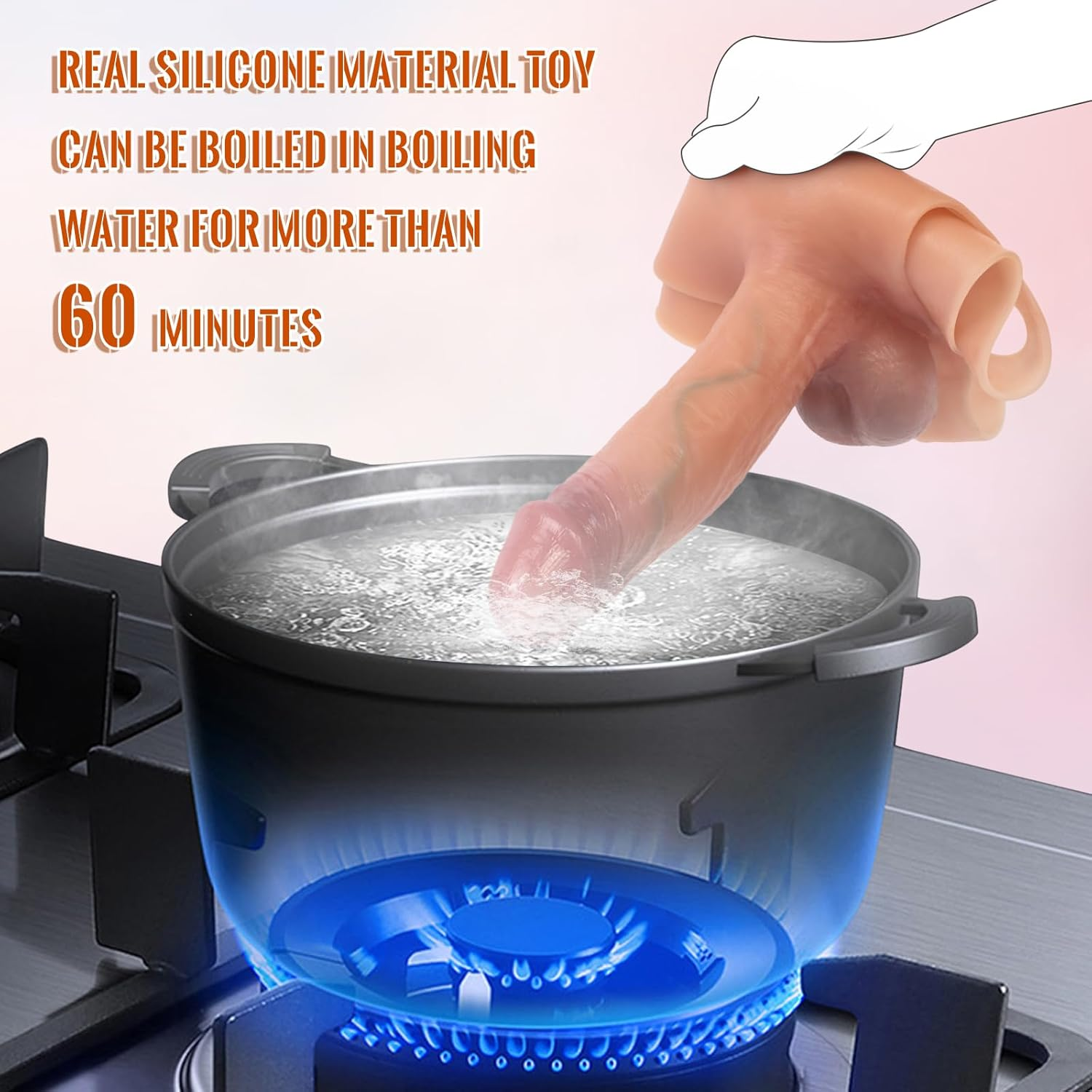 Strap-On Dildo Panties, Ultra Elastic Silicone Wearable Panties with 7 Inch Realistic Solid Dildos, Transgender Clothing Adult Toys, G Spot Vagina Stimulator Sex Toys for Lesbian Couples image number 5