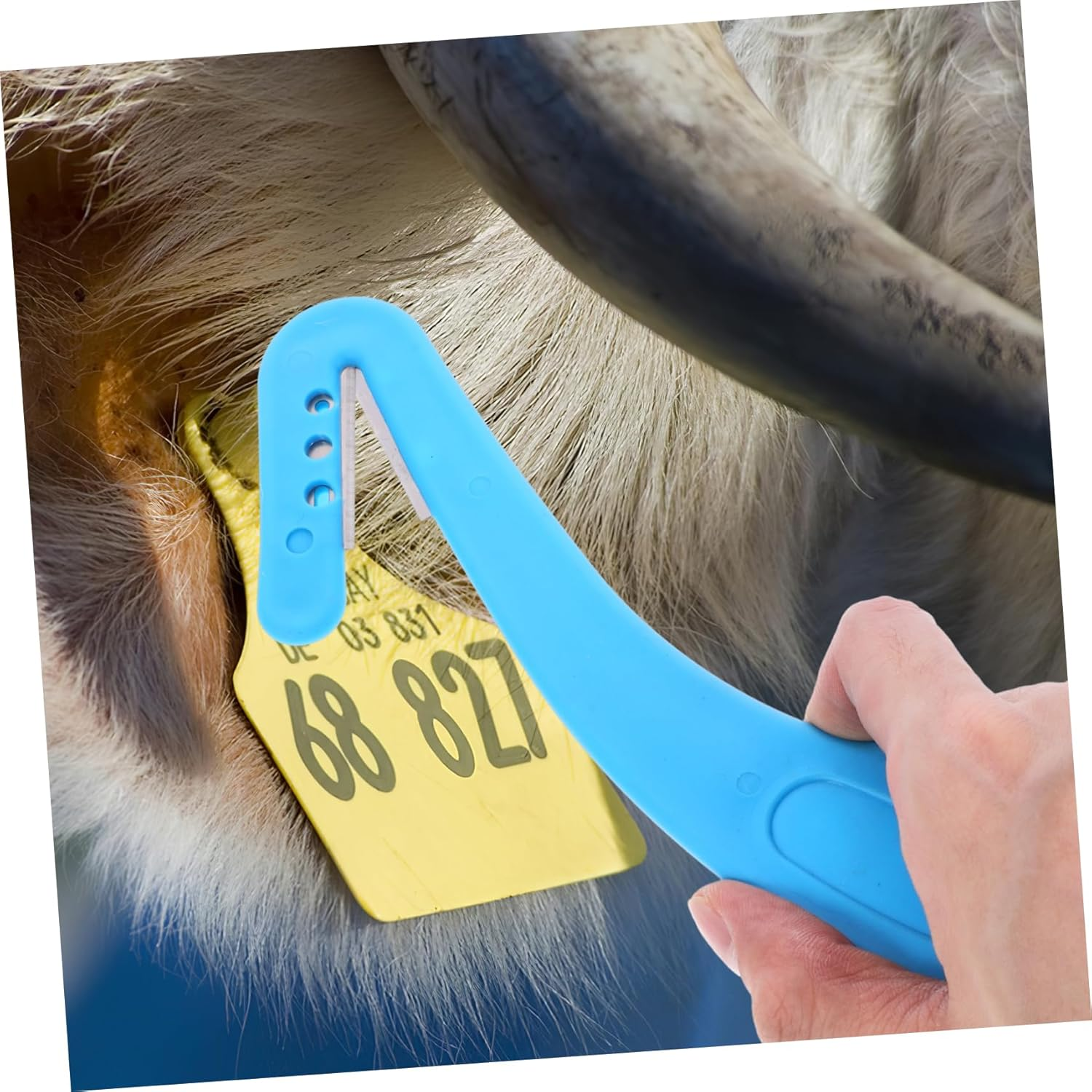 Professional Grade Ear Tag Removal Tool Sharp Ear Tag Cutter for Livestock Pig Sheep Cattle image number 5