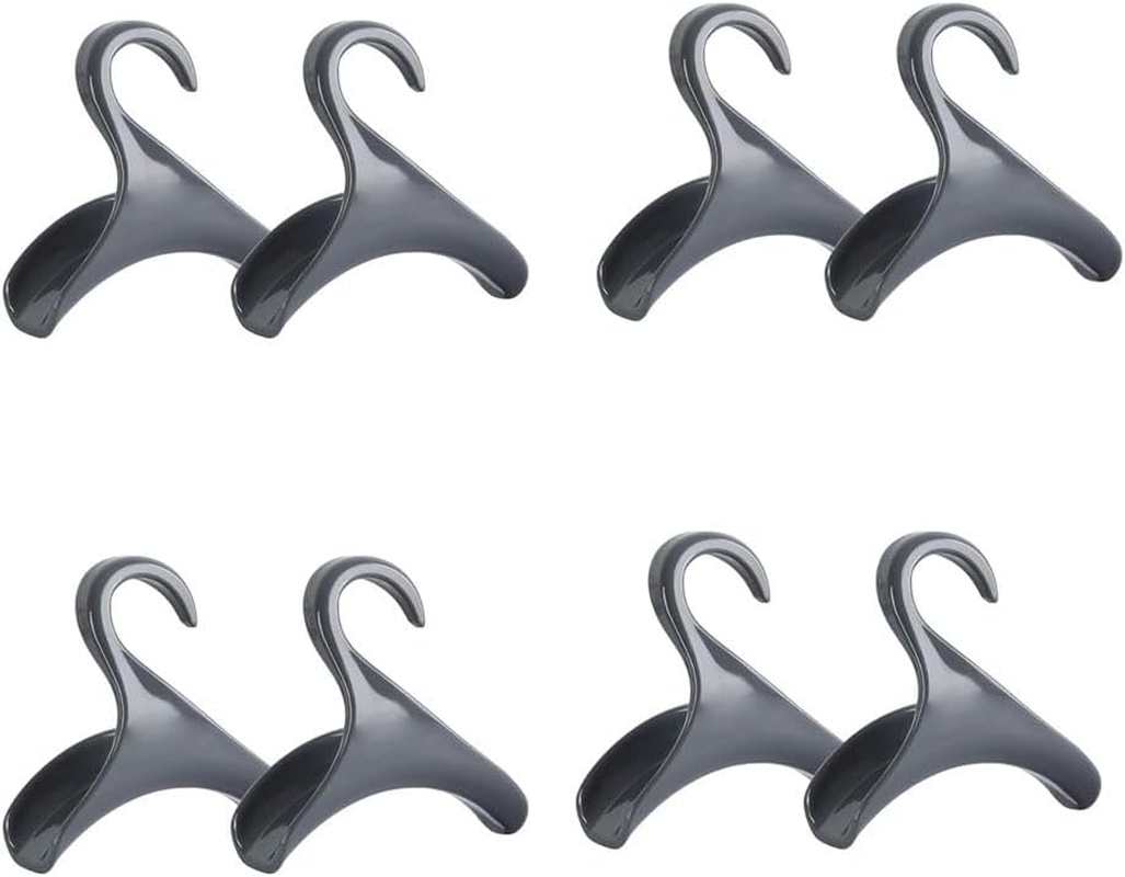 8 Pcs Handbag Hanger Hook, Handbag Hanger Organizer Storage,Used for Handbag,Shoulder Bag,Backpack, Scarf Belt, Closet Rod Hanger Tie Rack,Organizer Hooks Portable Bag Holders (White)