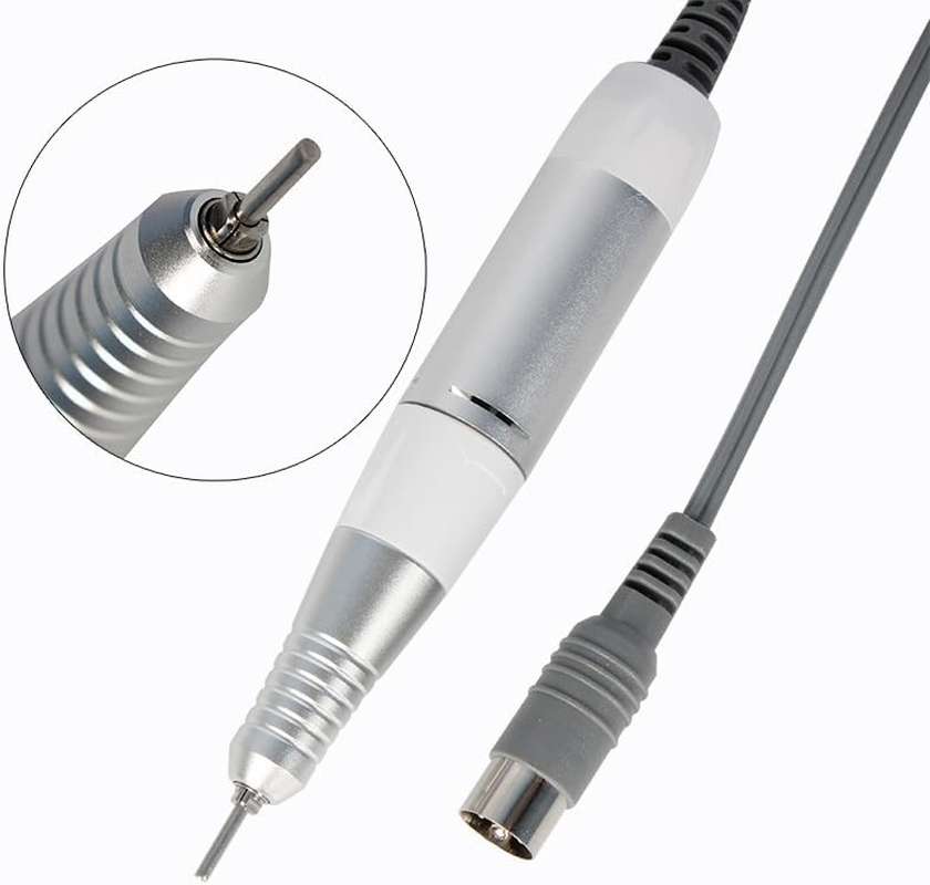 Saluaqui 1Pc Electric Nail Drill Machine, Professional Electric Manicure Pedicure Drill, Replacement Pen Nail Grinder Handpiece, Portable Electric Nail File Efile Set for Acrylic Gel Nails image number 3