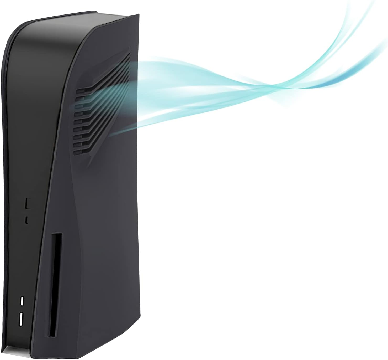 Disc Edition Face Plates with Cooling Vents Cover Skins Shell Panels for PS5 Console, Accessories for Playstation 5 Protective Shell Replacement Faceplate (Cosmic Red)