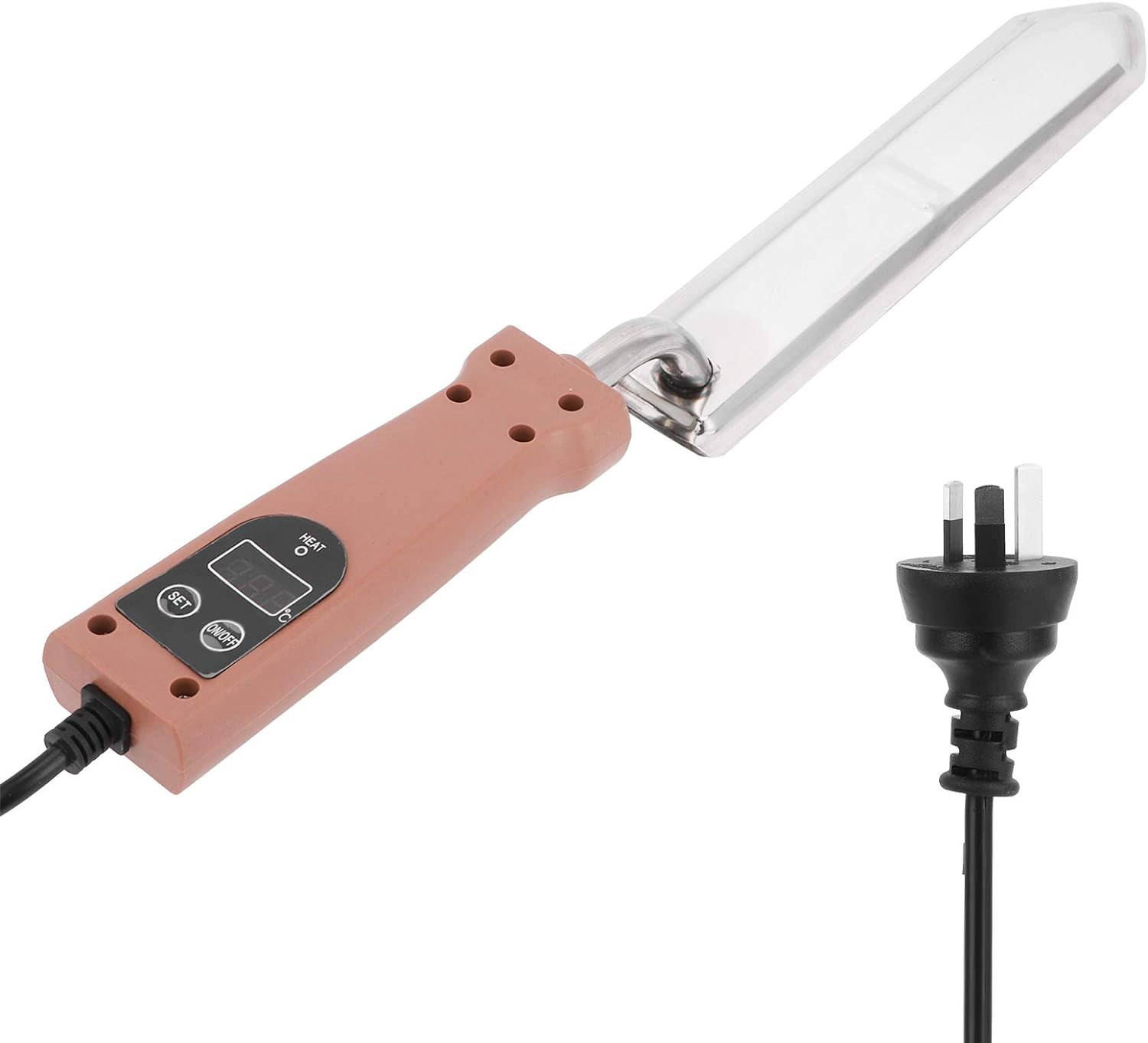 Electric Heating Honey Scraper, 50-180℃ Temperature Control Honey Uncapping Hot Knife with Memory Function Beekeeping Stainless Steel Tools Extractor Equipment Beekeeping Tools image number 1