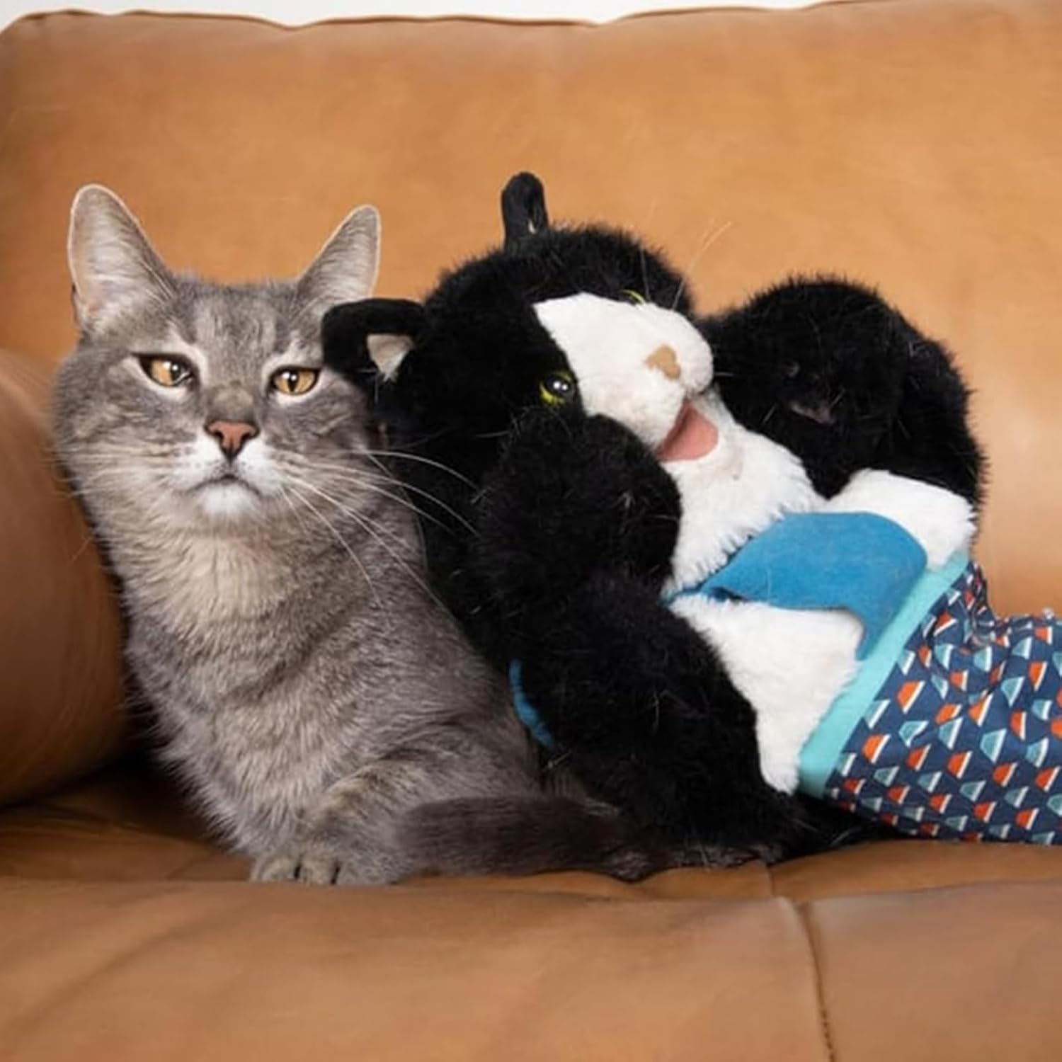 Generic Cat Puppet Wrestler, Interactive Cat Wrestling Toy Puppet. Kitten Wrestler Game with Sturdy Padding, Plush Cat Arm Wrestle Toy Interactive Play image number 3