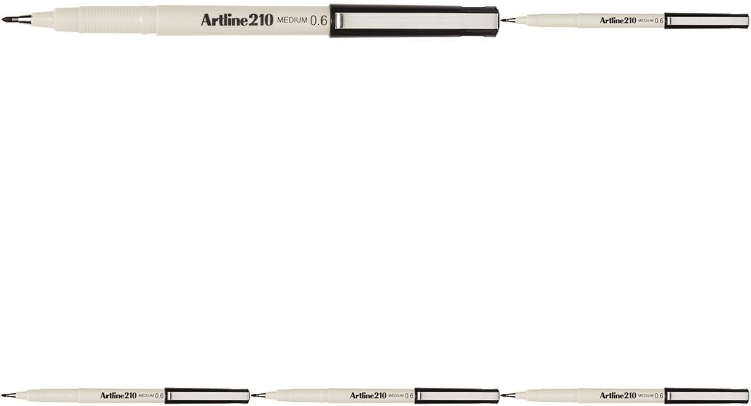 Artline 210 Fineliner Red,2 Pack image number 2