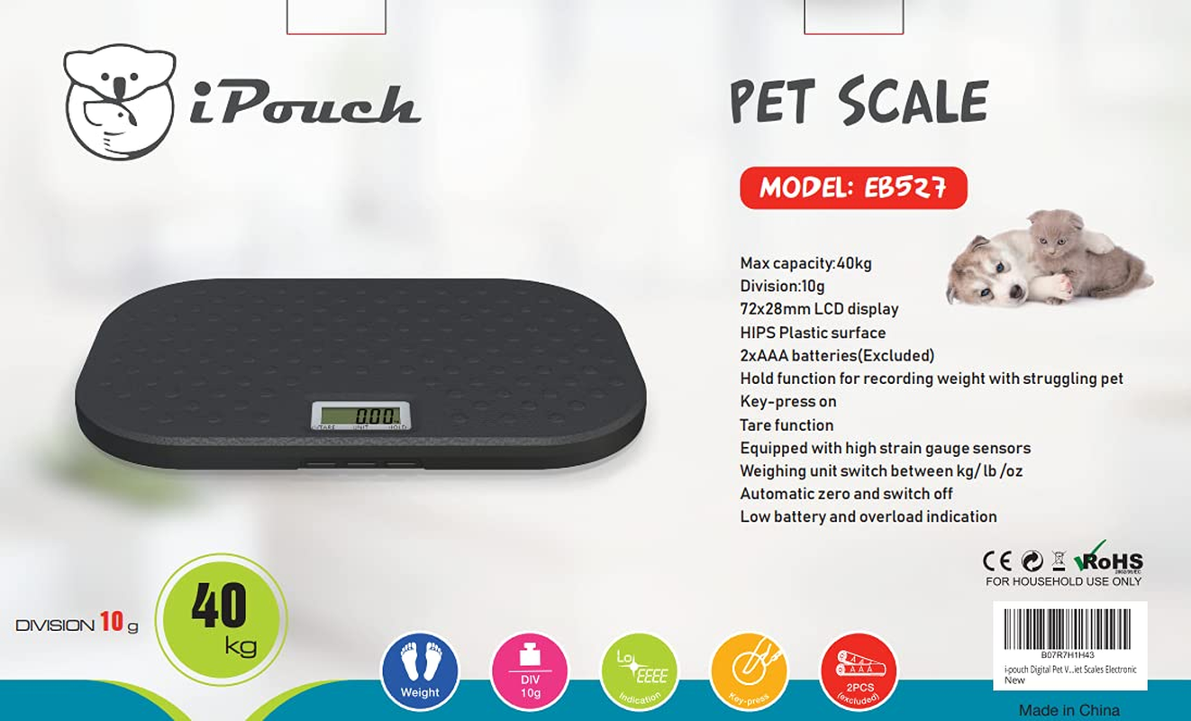 Digital Pet Vet Veterinary Scale Weight Diet Dog Cat Kitten Puppy Scales image number 5