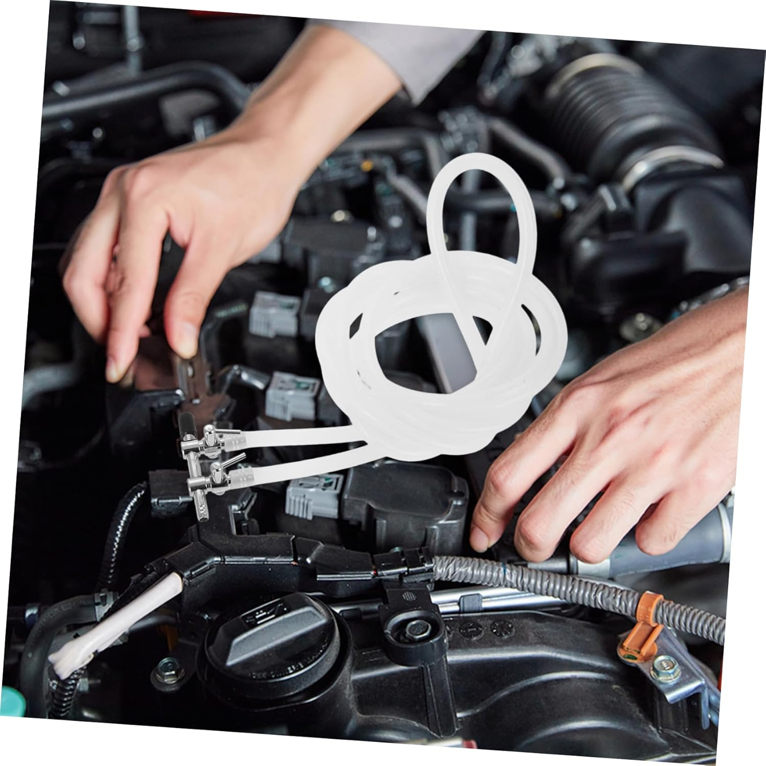 GANAZONO 1Set Automotive Bleeder Tool Versatile Brake Oil Replacement Hose for Car Maintenance Compatible with Various Vehicle Models image number 2