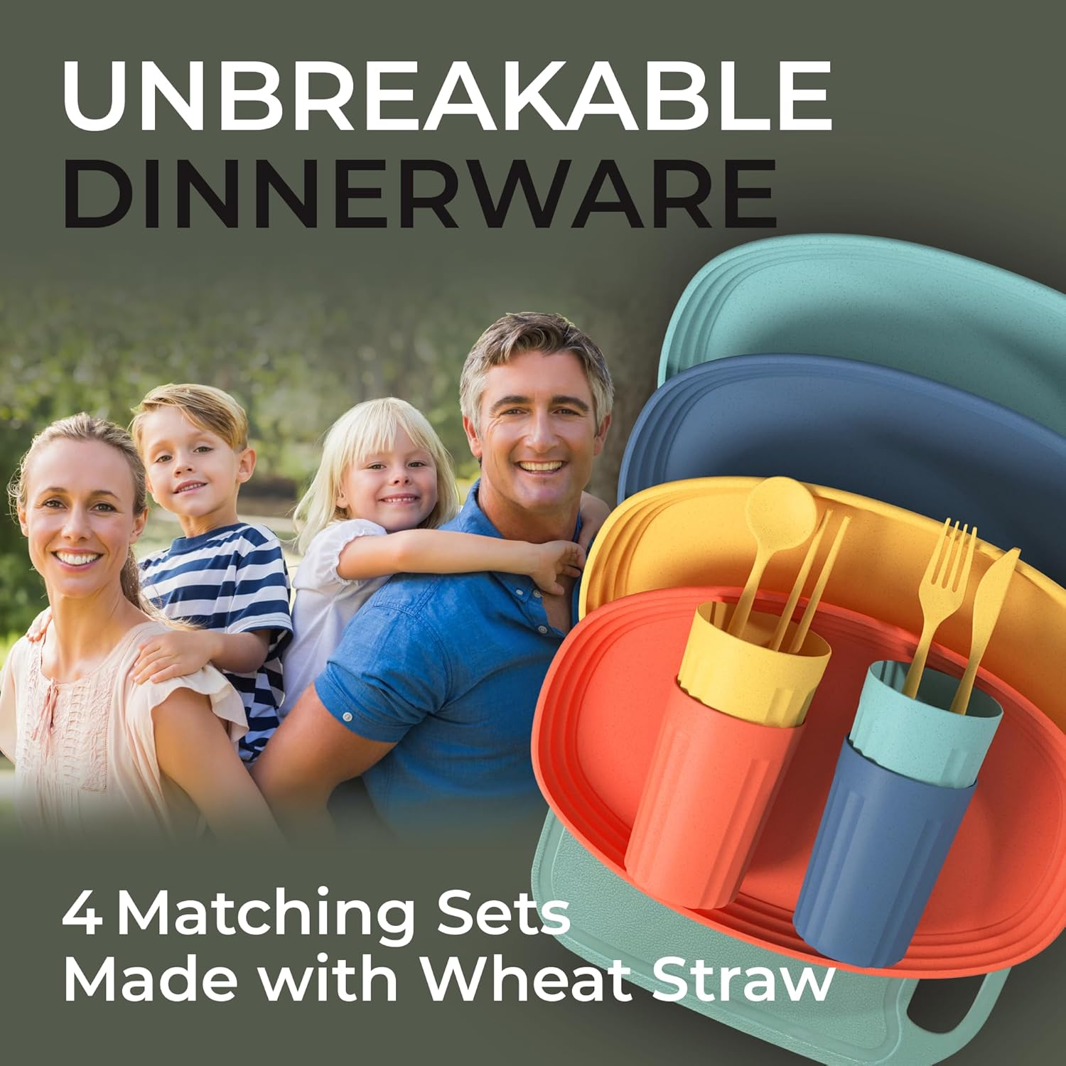 Fern & Soul Picnic Backpack for 4. Stylish Insulated Picnic Set with Blanket, Wine Cooler, a Modern Picnic Bag Made to Last, Ideal for Couples Gifts, Family, Wine Picnic Basket for 2-4