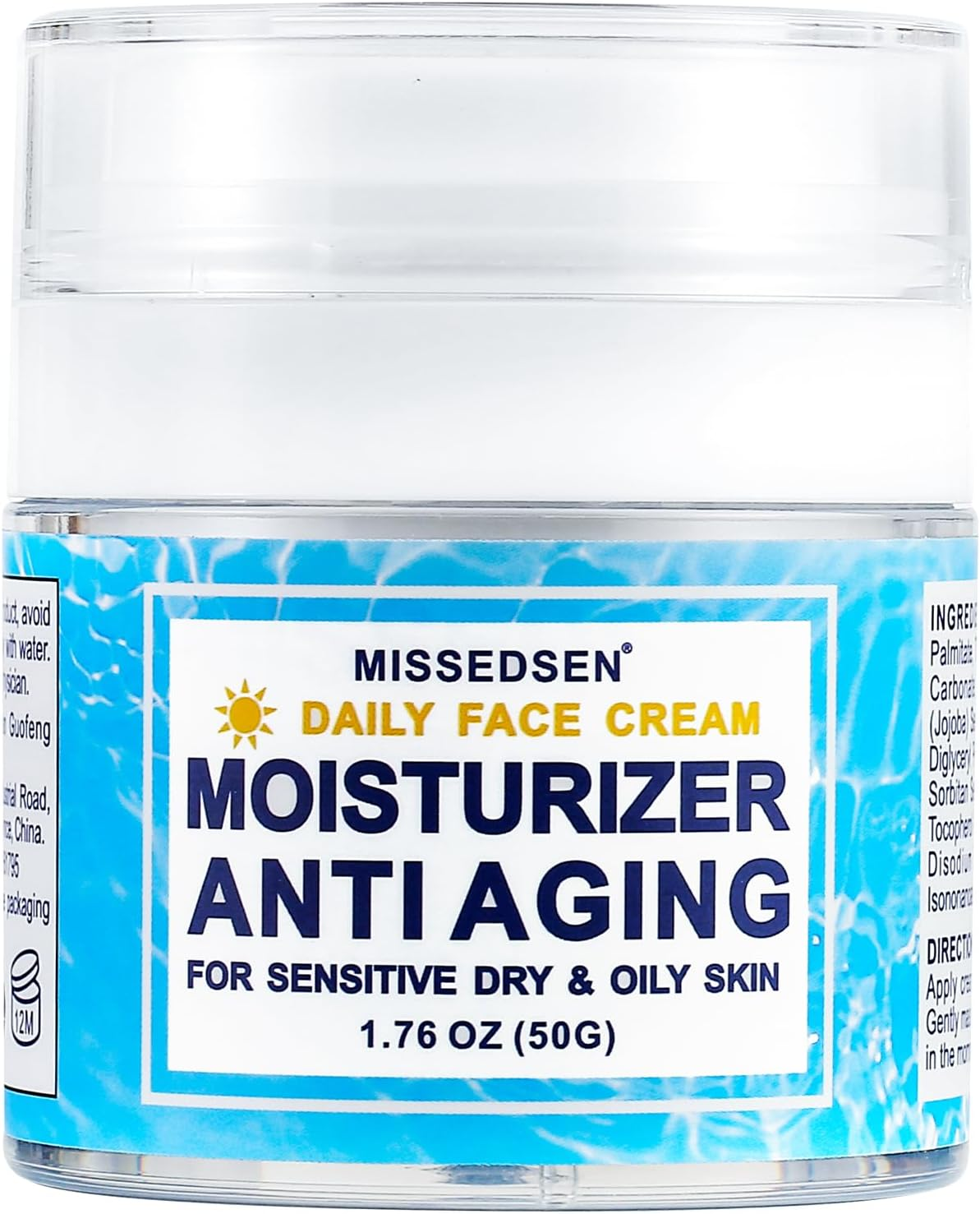 MISSEDSEN Day Cream Brightening & Anti-Aging Day Face Moisturizer for All Skin Types 50G for Sensitive, Dry, Oily, Dull Skin & Dark Spots Skin image number 6
