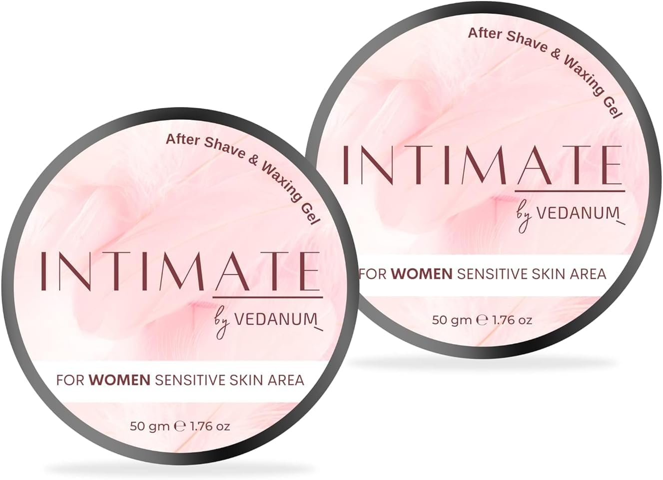 MANTRAMART after Shave & Post-Wax Soothing Gel for Women &ndash; Sensitive & Intimate Areas &ndash; Hydrating, Cooling Skincare &ndash; Combo Pack 50 G Each