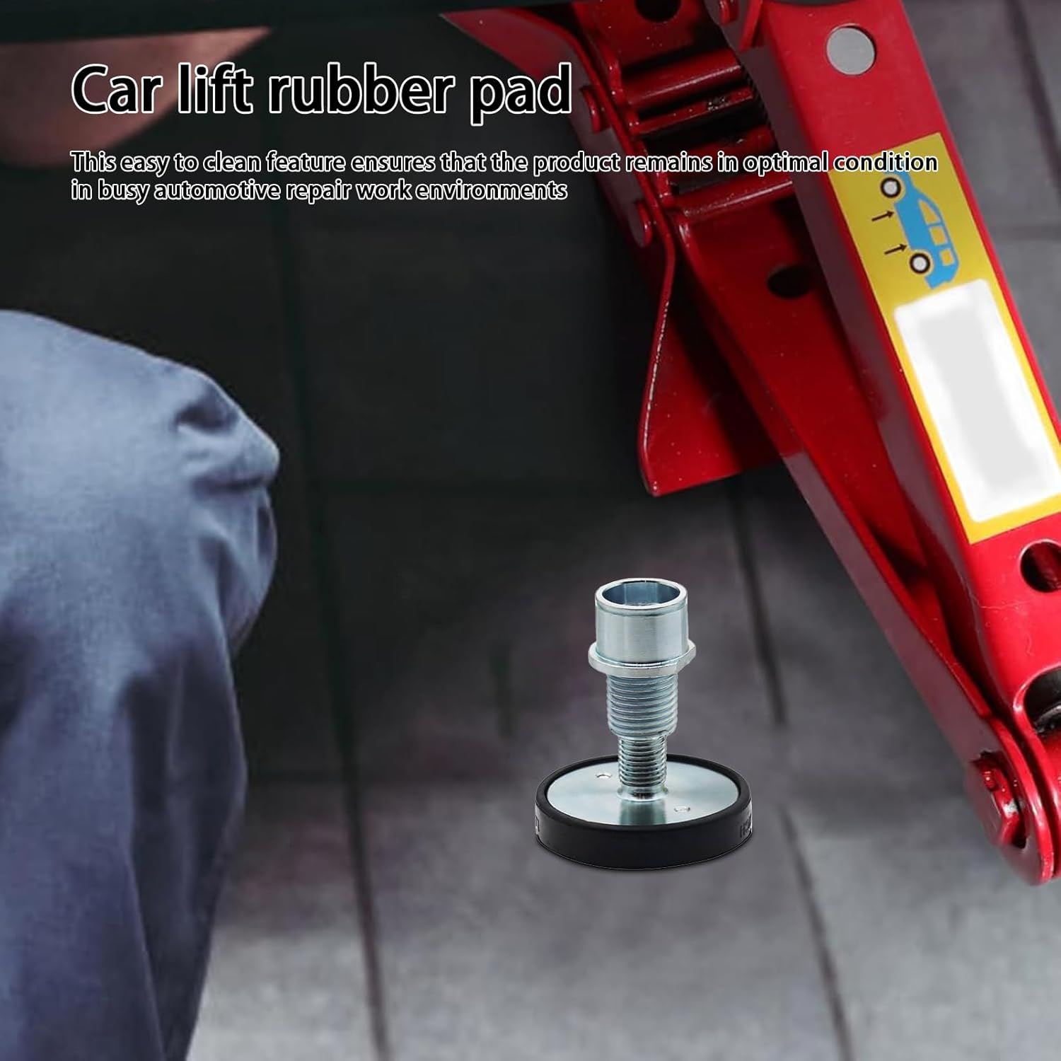 Vgvgaj Car Lift Rubber Tray,Repair Maintenance Fittings | Telescopic High Leg Tray - for Car Lift Vehicle Maintenance Workshop Garage Automotive Repair Shops image number 4