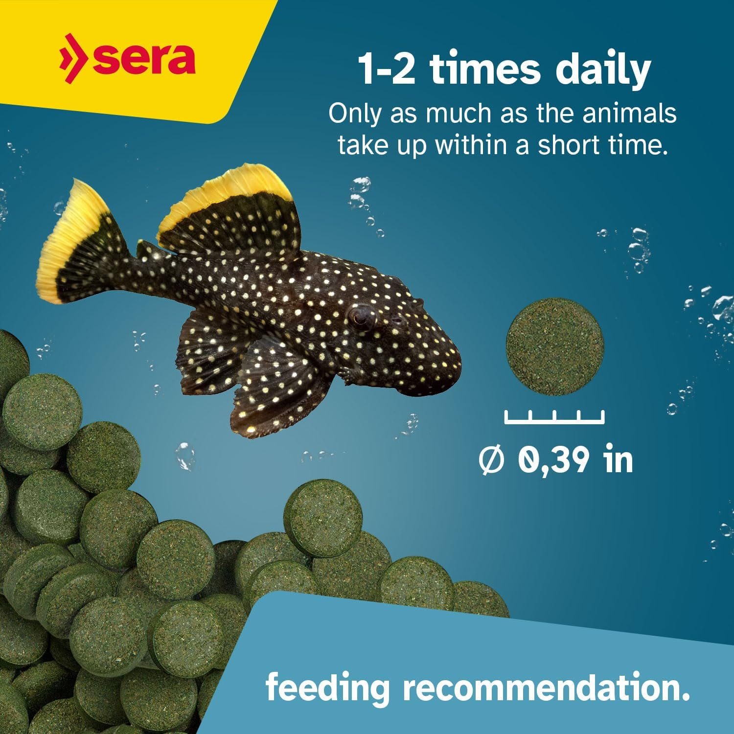 Sera Spirulina Fish Food Tablets, 24 Count image number 6