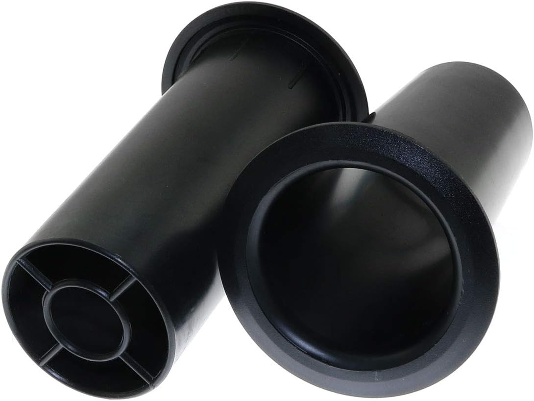 MEETOOT 2Pcs Speaker Pilot Hole Outlet 50X120Mm Speaker Cabinet Port Tube for Speaker Cabinet, Portable Speaker, Home Speaker or Car Speaker