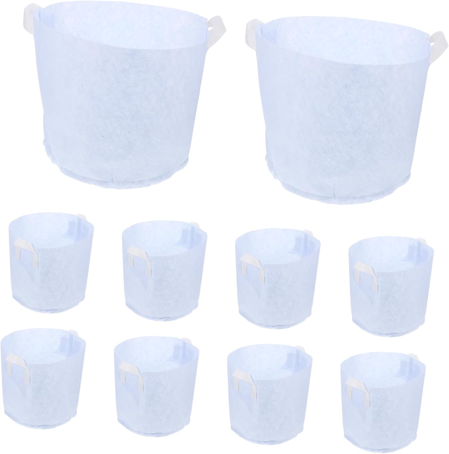 CANIGHT 10Pcs Plant Grow Bags with Handles Potato Grow Bags Fabric Pots Root Container Reusable for Gardening image number 4